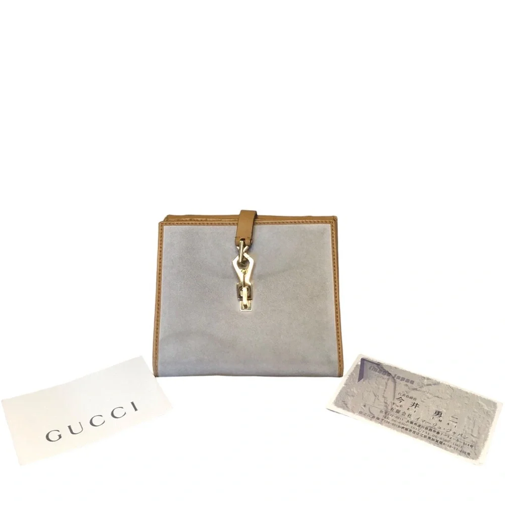 Gucci Jackie Horsebit Folding Wallet COA Stunning Collectible Vintage Multi-HP - Picture 16 of 17